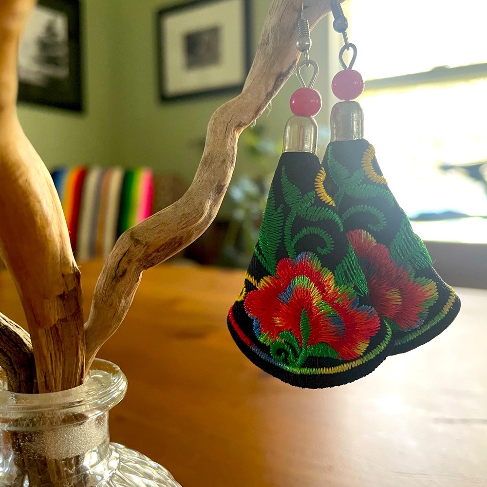 Large Boho Summer Statement Earrings - image 4